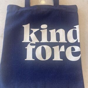 KINDNESS FOREVER DENIM TOTE BAG!! New!!!